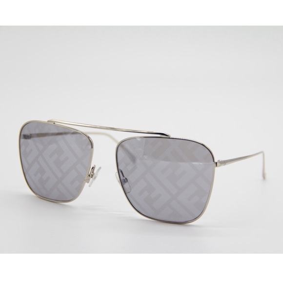 NEW FENDI FF 0406/S 2F7 GOLD GREY SUNGLASSES FENDI FF0406/S - Picture 7 of 14